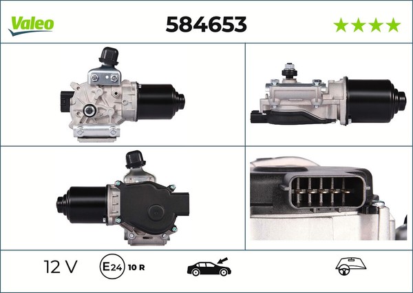 Wischermotor Valeo 584653 12V FüR Dacia Dokker GroßRaumlimousine Lodgy Tce Jsay-image
