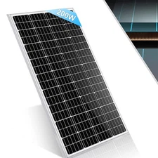 200W 12V Monocrystalline Solar Panel High Efficiency Home RV Campervan Off Grid
