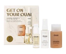 Ouai  Get on your Ouai  Set -Hair Oil, Leave In, Detox Shampoo-travel set - NIB