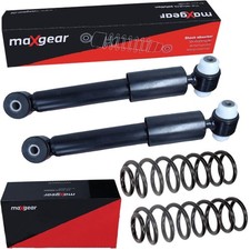 2x MAXGEAR STOSSDÄMPFER+FAHRWERKSFEDER HINTEN passend für MERCEDES A-KLASSE W168