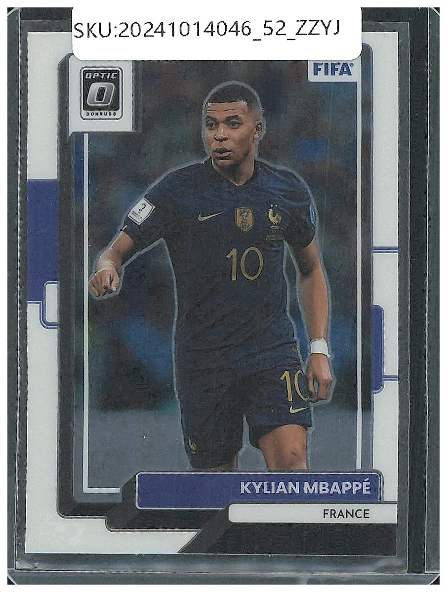 2022 Panini Donruss Kylian Mbappé Base Optic Holo #51