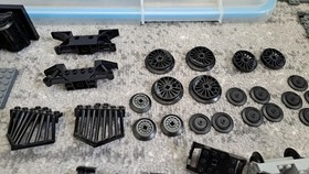 Lego Lot Train Magnets Bases Wheels Couplings Bulk Set #4558 Metroliner Parts