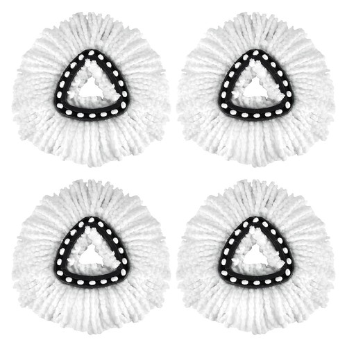 4 Pack EasyWring Spin Mop Head Replacement - Mop Replace Head Compatible with...
