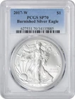 2017-W $1 American Silver Eagle Burnished SP70 PCGS