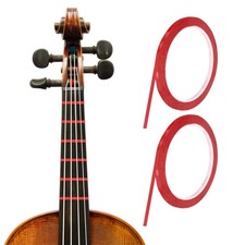 216 ft 2 Rolls Violin Finger Tape, 3mm Violin Finger Guide Stickers, Red
