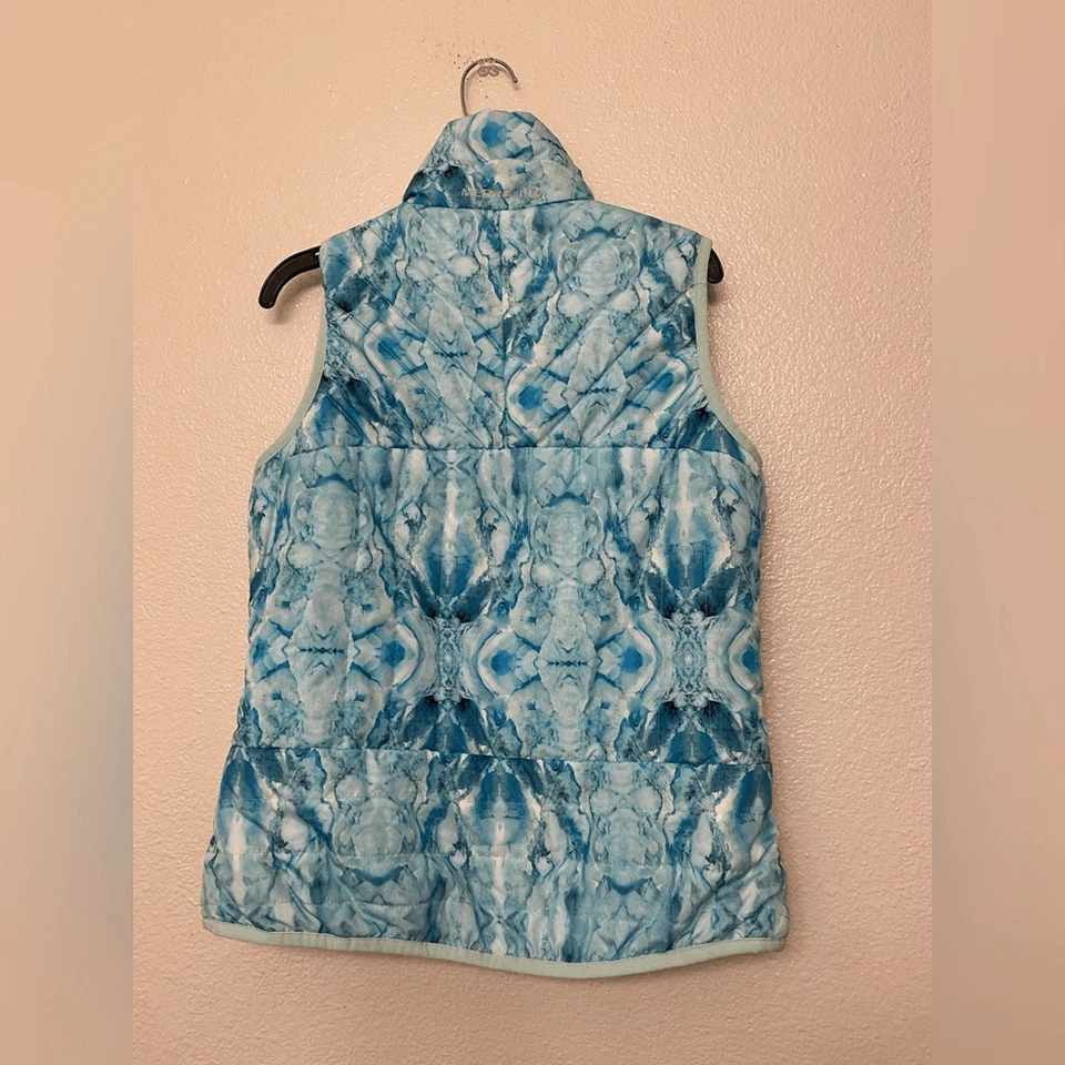 Merrell Tie Dye Puffer VEST blue womans Thinsulate platinum - Small - Image 2 of 4