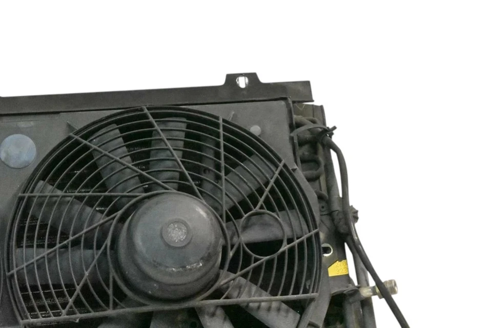 Conjunto de motor ventilador de refrigeración radiador condensador aire acondicionado 90-93 Mercedes 500SL 300SL fabricante de equipos originales Foto 4 de 4