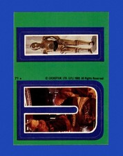 1980 Star Wars Empire Strikes Back Stickers Set-Break # 71 U I NR-MINT *GMCARDS*