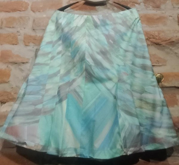 Women Akris Skirt Multicolor Viscose 38 / M / 46