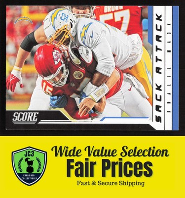 2023 Score Sack Attack #14 Khalil Mack - Los Angeles Chargers