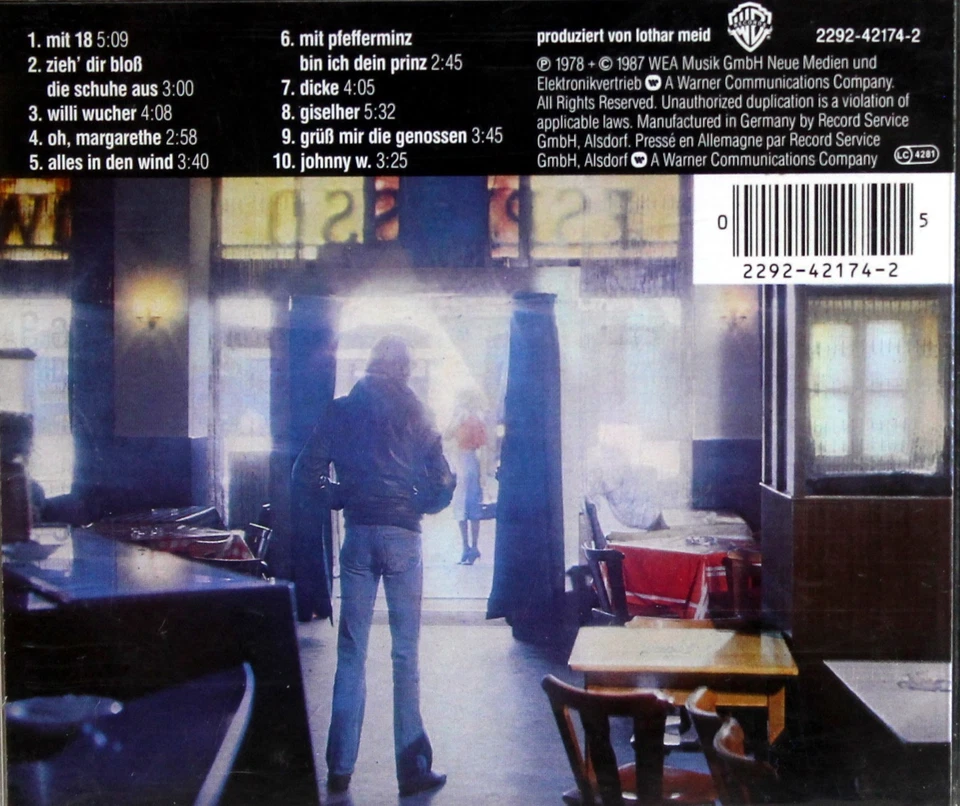 CD - Marius Müller-Westernhagen - MIT PFEFFERMINZ BIN ICH DEIN PRINZ - Bild 2 von 2