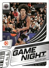NADIR HIFI 2025-26 Panini Contenders EuroLeague Game Night Ticket #13