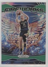 2024 Panini Prizm WNBA Fireworks Green Prizm Maddy Siegrist #10 13kb