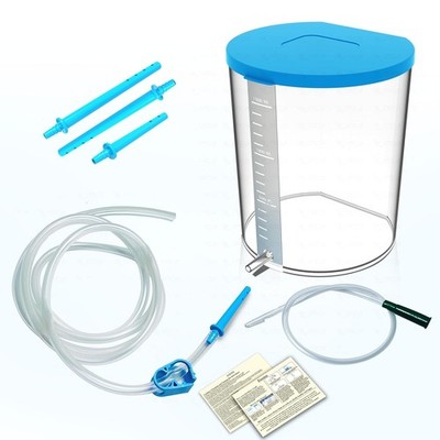 1500ml Enema Kit for Adults & Kids Flexible Tube Home Use Enema Bag