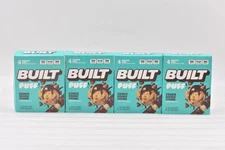 Lot of 4 Built Puff Protein Bars Cookie Dough Chunk 16 Total EXP: 6/2026