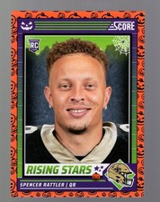 2024 Panini Score-A-Treat - Rising Stars Spencer Rattler #45 Orange Pumpkins RC