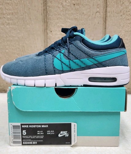 Nike 833446-301 SB Eric Koston Max Green Uomo Taglia 5 ~ NUOVE IN SCATOLA DANNEGGIATA - Foto 1 di 13