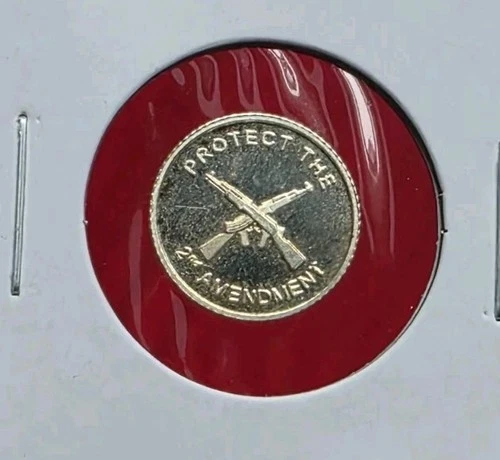 Protect 2nd Amendment Rifles - 1 Gram .999 Fine Pure SILVER Mini Coin Round Bar