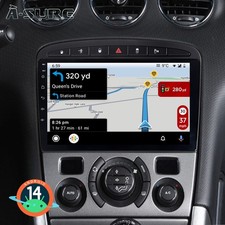 Android 15 GPS Car Stereo for Peugeot 308 408 2007-2013 9" 2+32GB Sat Nav Radio