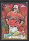 2023 Topps Chrome Future Stars Gunnar Henderson #FSU-17 Gold Refractor RC 16/50