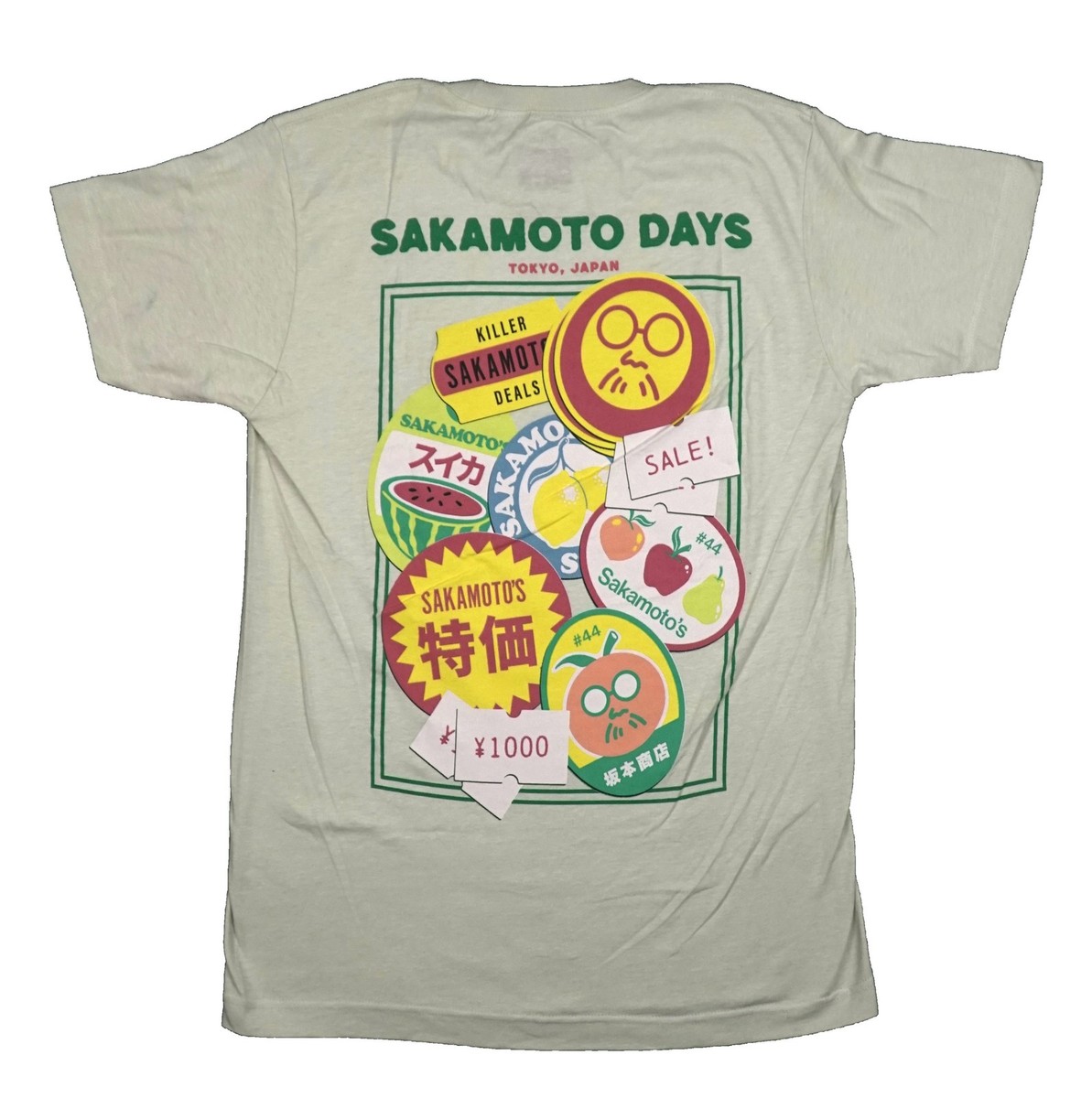 Sakamoto Days New Adult T-Shirt - Market Tokyo, Japan Open 7 Days