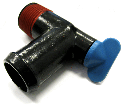 Metal Hose Drain Fitting Blue Thumb Screw Plug for Mercruiser Manifold 862210A01 - Picture 1 of 1