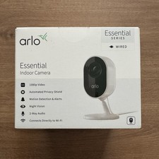 NEW Arlo Essential Indoor Security Camera - White VMC2040-100NAS 