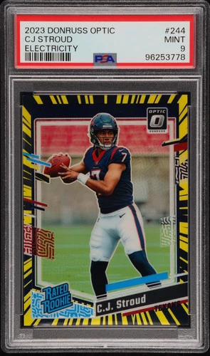 2023 Panini Donruss Optic CJ Stroud #244 Electricity PSA 9 /69