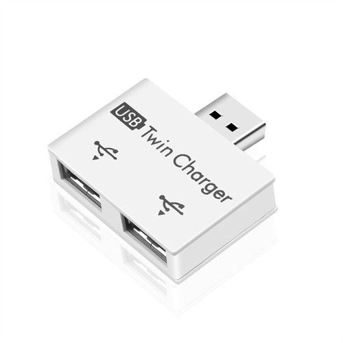 Hub USB2.0 Charging Splitter USB Charging Extender 1 Male To 2 Port Female - 第 5/14 張圖片