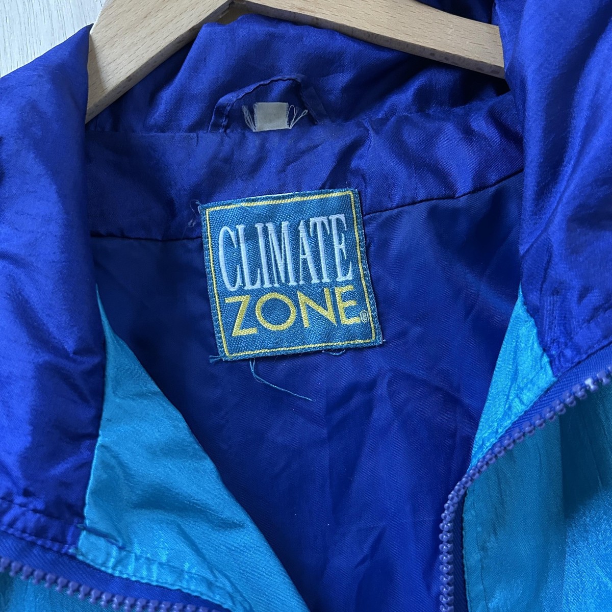 Vintage 90s Climate Zone Jacket Mens XL Colorblock Nylon