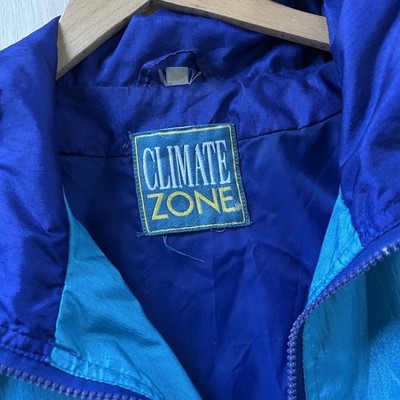 Vintage 90s Climate Zone Jacket Mens XL Colorblock Nylon