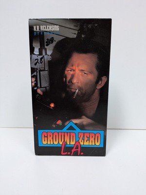 K.B. Releasing Ground Zero L.A. VHS NTSC Action Thriller Tabitha Stevens