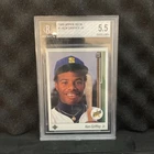 1989 Upper Deck - Star Rookie Ken Griffey Jr #1 (RC) BGS 5.5