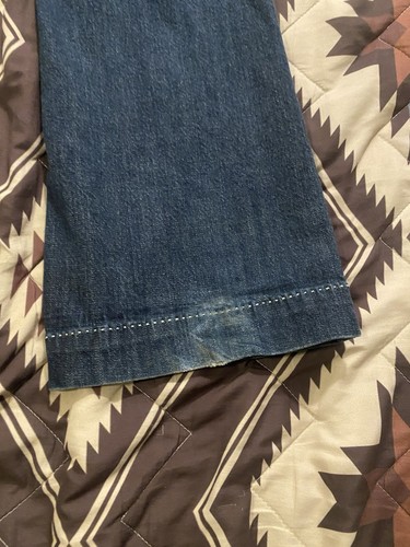 Miss Me Wide Leg Low Rise Women’s Blue Jeans Stretch Medium Wash Size 28 28x32 - Picture 13 of 15