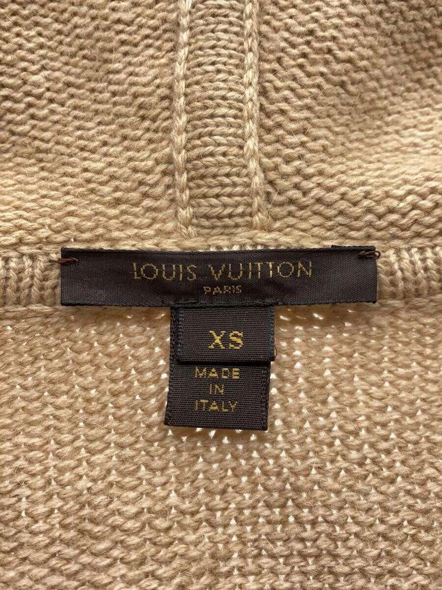 LOUIS VUITTON（LV） Felpa con cappuccio e zip LOUIS VUITTON Other Blouson XS pelle cammello RW052 maglia sbiadita usata