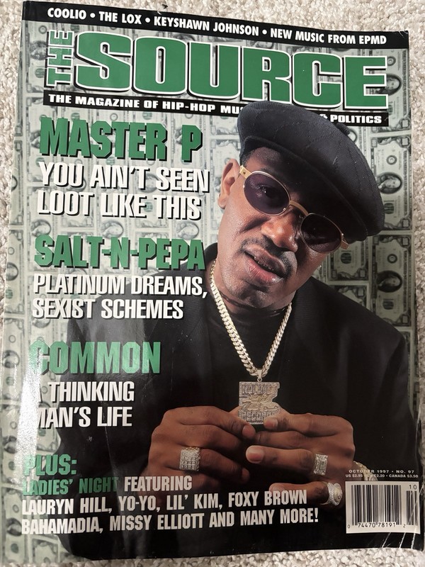 The Source Magazine October 1997 #97 Master P No Limit Salt-N-Pepa Lil Kim Foxy