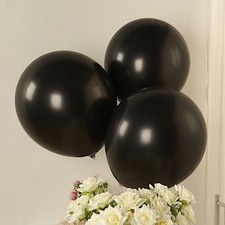 10 BLACK 18" Biodegradable Latex Balloons Party Wedding Event Decorations Sale