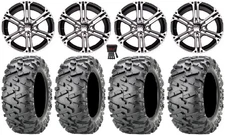 ITP SS212 14" Wheels Machined 27" BigHorn 2.0 Tires Suzuki KingQuad