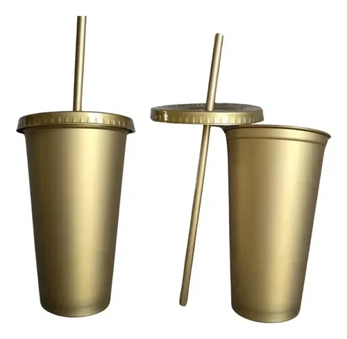 20 PACK 16 oz Party Reusable Cups With Lid And Straw Different Colors - Image 4 of 4