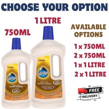 Pledge Wood Floor Cleaner 750ml 1L Wood Laminate Hardwood Shine Streak Free UK