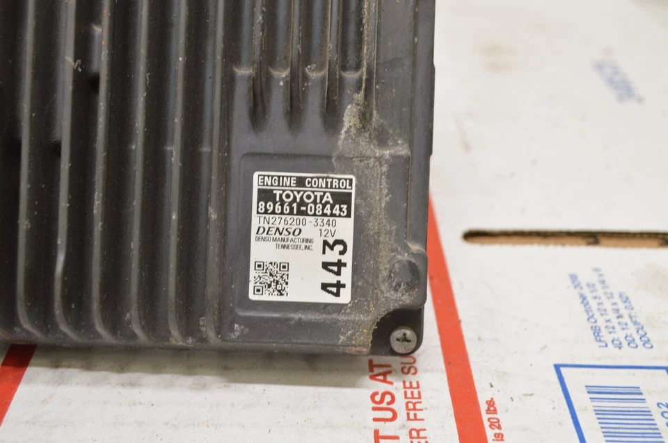 Toyota Sienna 2017 2018 3,5 L 89661-08443 unidad de módulo de control del motor Ecm I73 038 Foto 3 de 4