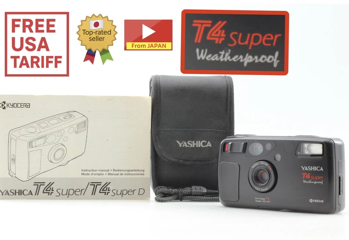 【訳あり】YASHICA T4 super D Carl Zeiss ケース付き 訳あり】YASHICA T4 super D Carl Zeiss ケース付き 訳あり】YASHICA