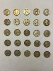 90% Junk Silver Quarters - Standing Liberty & Washington - 25 Coins - $6.25 Face