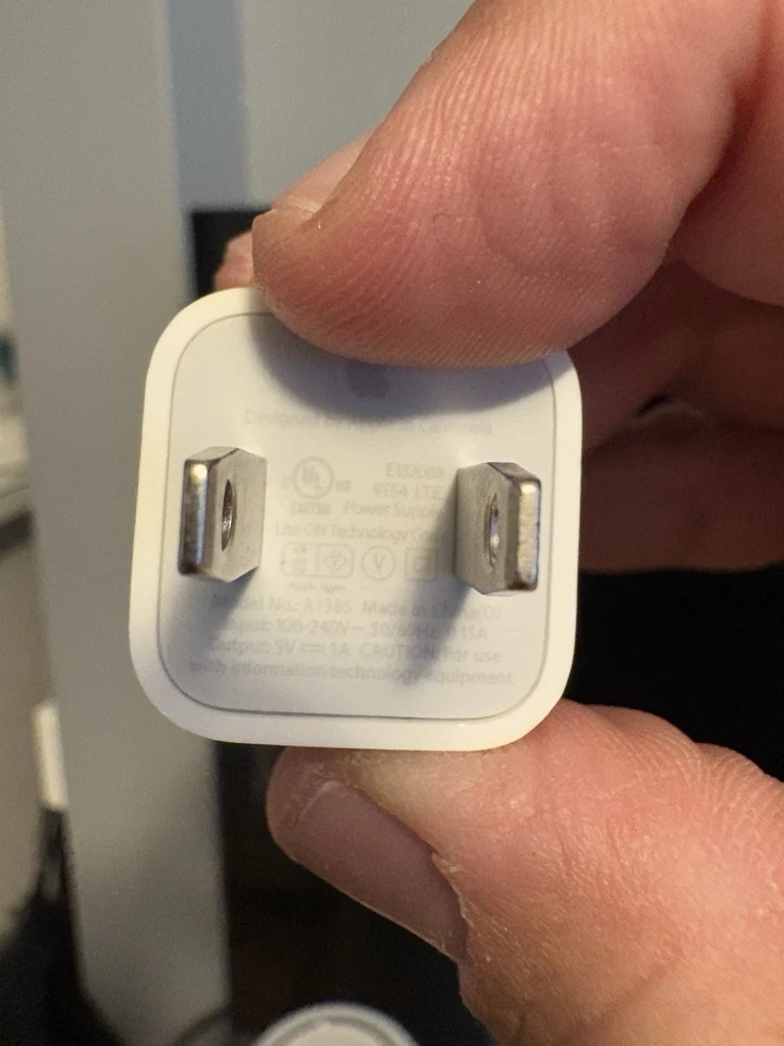 7’ Woven USB “bolt” Cord With Power Block - Image 2 of 2