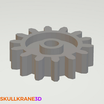 Pop-Up Zombie 14T Gear | 3D Printed Non-OEM Replacement Part