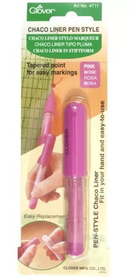 Clover Chaco Liner Pen Style Pink 4117