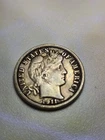 1911-D 10C Barber Dime Very Nice!!