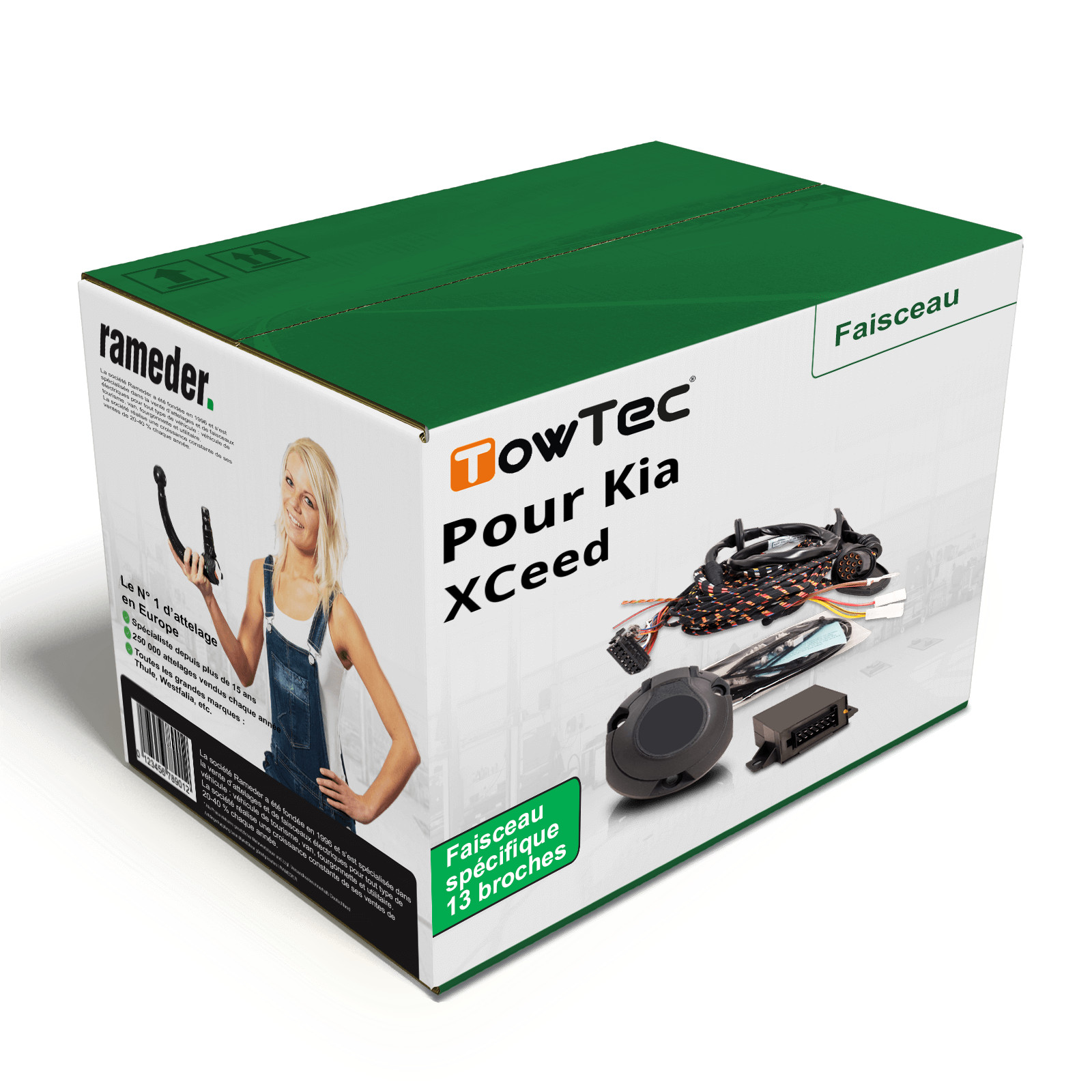 Faisceau 13 broches KIA XCeed d'après 09.19 remorquage TowTec