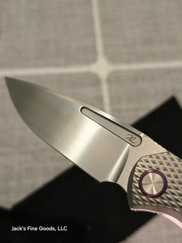 ๐V3! TW PRICE "DAWN" DIAMOND TITANIUM, MAGNACUT HAND-RUBBED SATIN POLISH BLADE! - Picture 24 of 24