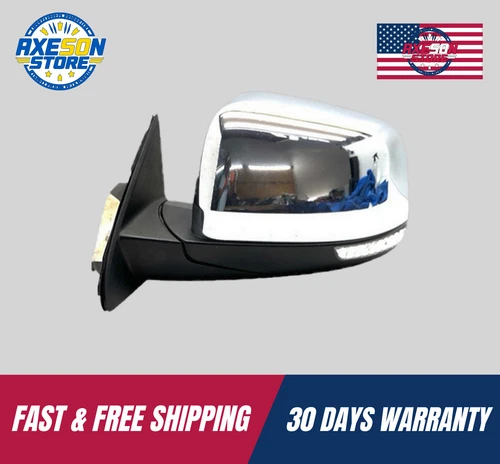 2011-2022 JEEP GRAND CHEROKEE LEFT DRIVER SIDE MIRROR OEM HEATED CHROME CAP